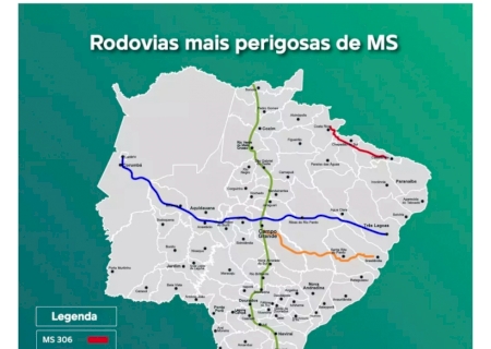 Mais cargas nas estradas ajudam a redesenhar mapa dos acidentes em MS