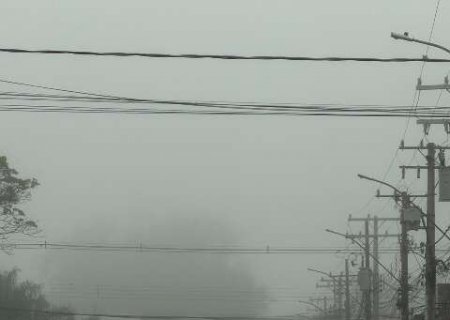 Nevoeiro encobre Maracaju e MS registra mínima de 12°C nesta manhã