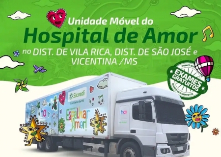 Carreta contra o câncer vai atender mulheres em Vicentina, São José e Vila Rica