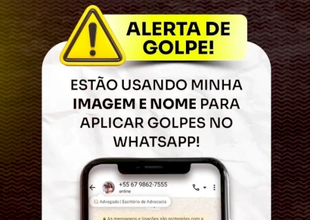 Prefeito Cléber, de Vicentina, alerta sobre golpe usando o seu nome e foto em aplicativo