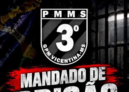 PM de Vicentina cumpre mandado de prisão