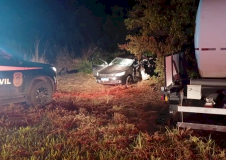 Pai e filho morrem em acidente na BR-060 entre Campo Grande e Sidrolândia