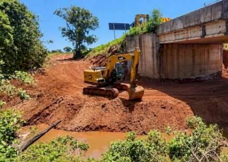 Obras começam em duas pontes com risco de desabamento na MS-040