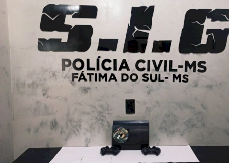 GAME OVER: Polícia Civil recupera videogame durante operação em Fátima do Sul