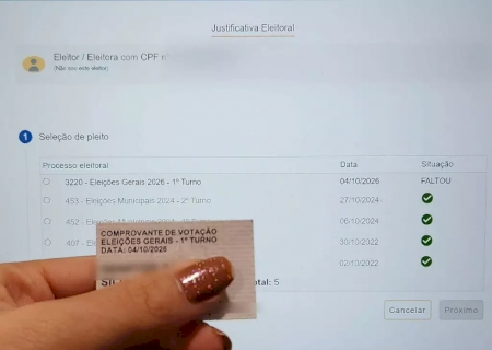 Sistema aponta “falta” para quem votou, mas TSE explica atualização