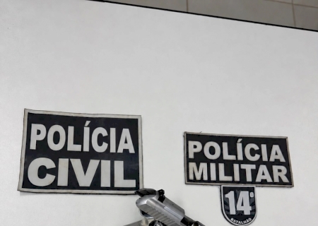 Polícias Civil e Militar prendem ex-presidiário por porte ilegal de arma de fogo e pesca ilegal em Lagoa Bonita