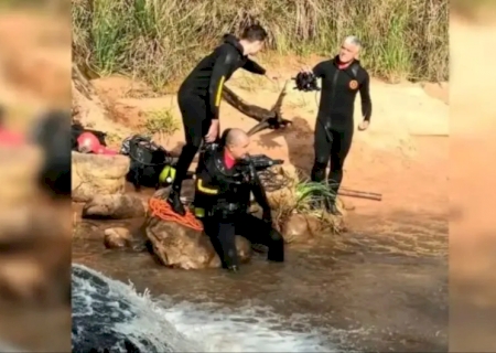 Em Amambai, corpo de menina de 12 anos que escorregou em pedra e caiu em rio é encontrado