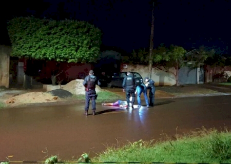 VÍDEO: Homem ainda não identificado é assassinado a tiros em Dourados