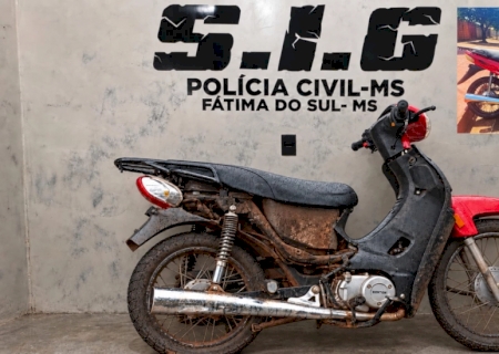 Polícia Civil identifica suspeitos e recupera motocicleta furtada durante votação em Fátima do Sul